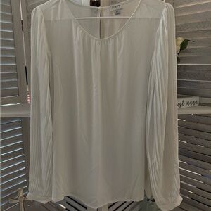 J. Crew Women's Classic Cream Blouse